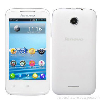 White 4-inch Lenovo A376 SC8825 Cortex A5 Dual Core 4GB Smartphone